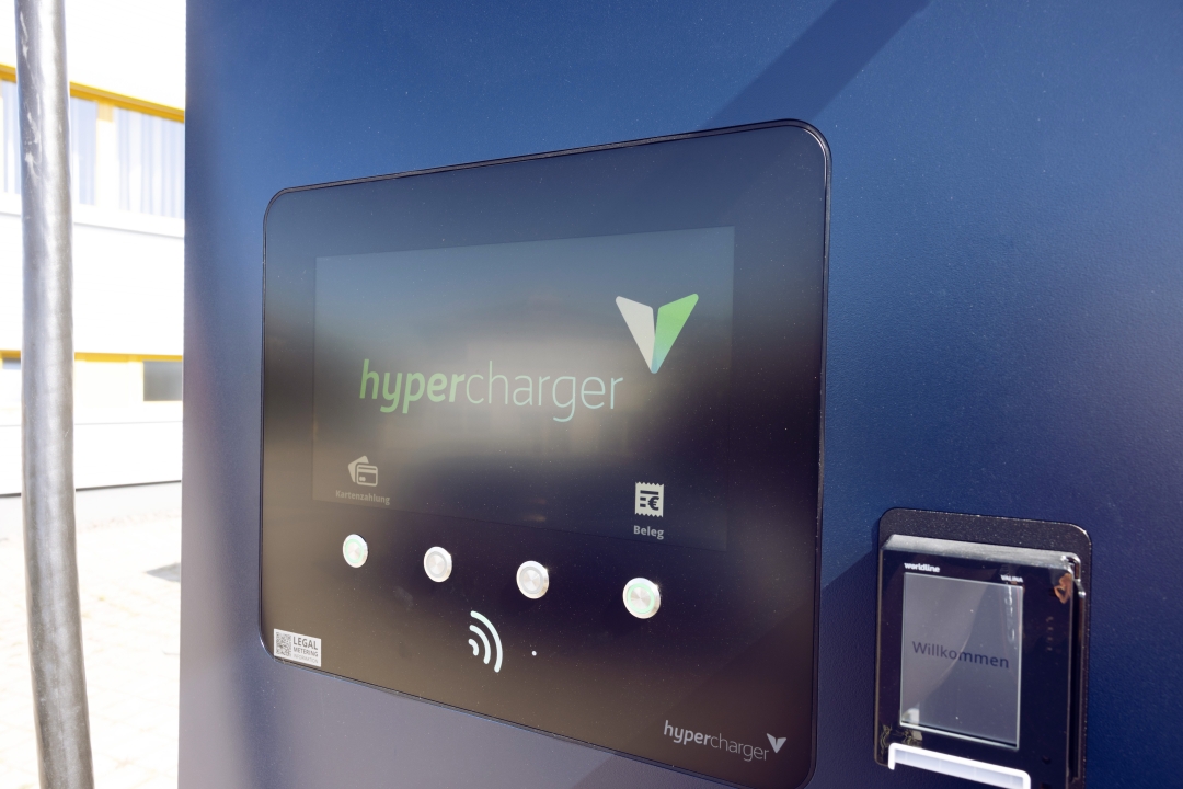 Digitale Anzeige der Wagner Energy Ladesäulen